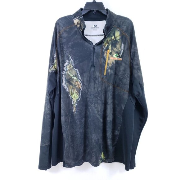 Mossy Oak Half Zip Pullover Men's Size 2XL (50-52) Camouflage - Picture 1 of 9